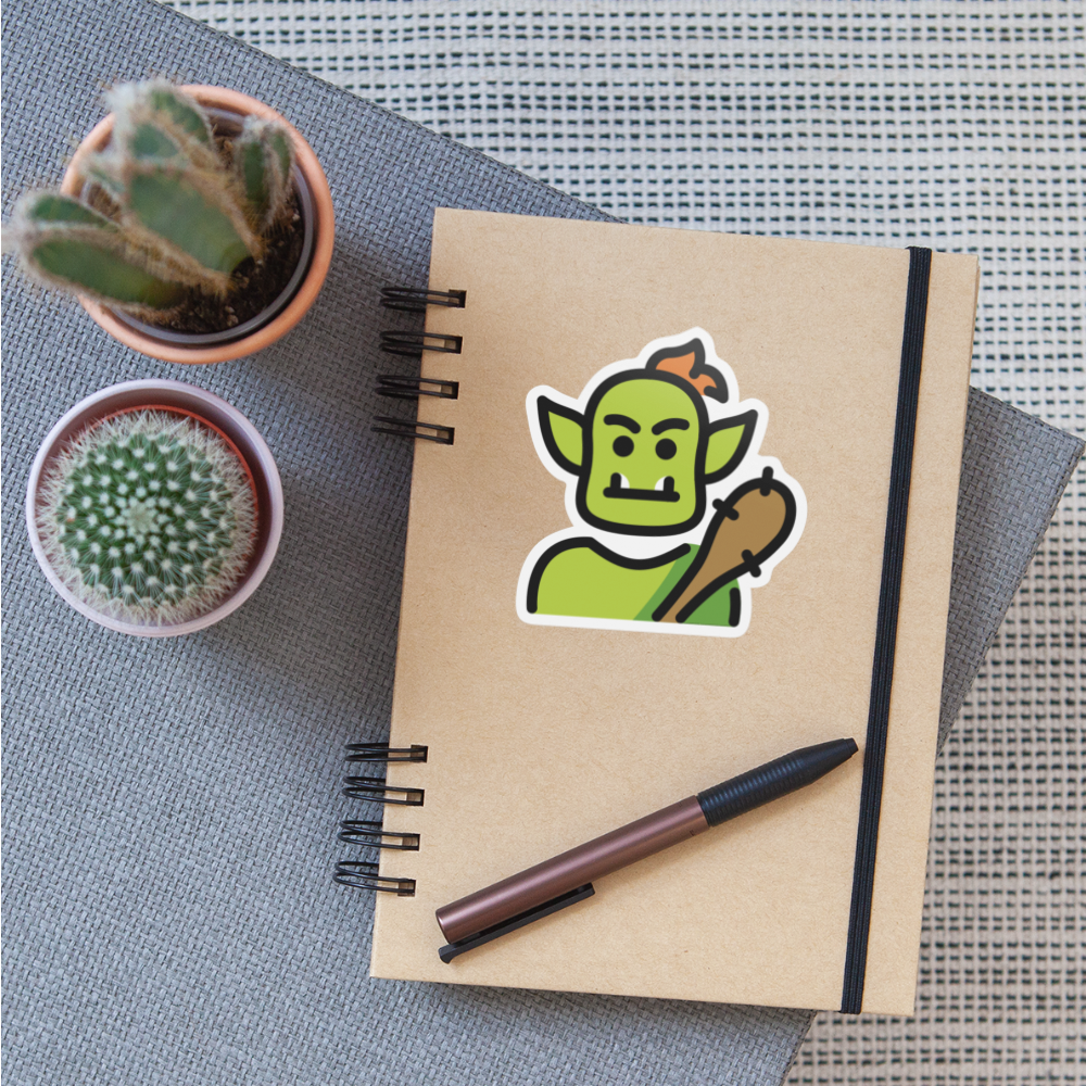 Troll Moji Sticker - Emoji.Express - white matte