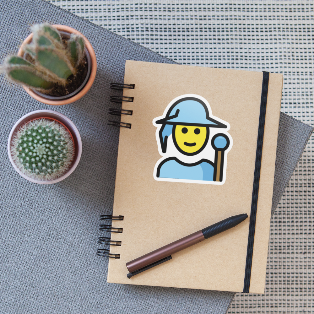 Mage Moji Sticker - Emoji.Express - white matte