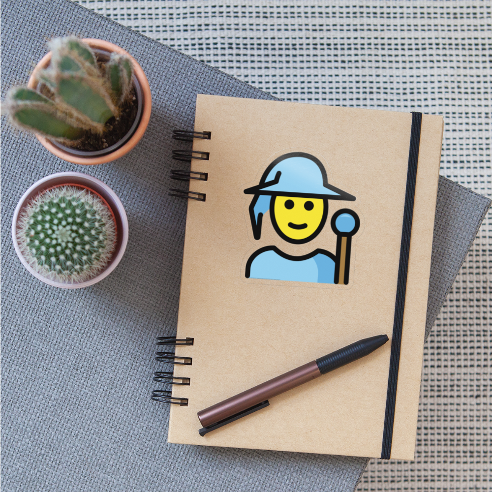 Mage Moji Sticker - Emoji.Express - transparent glossy