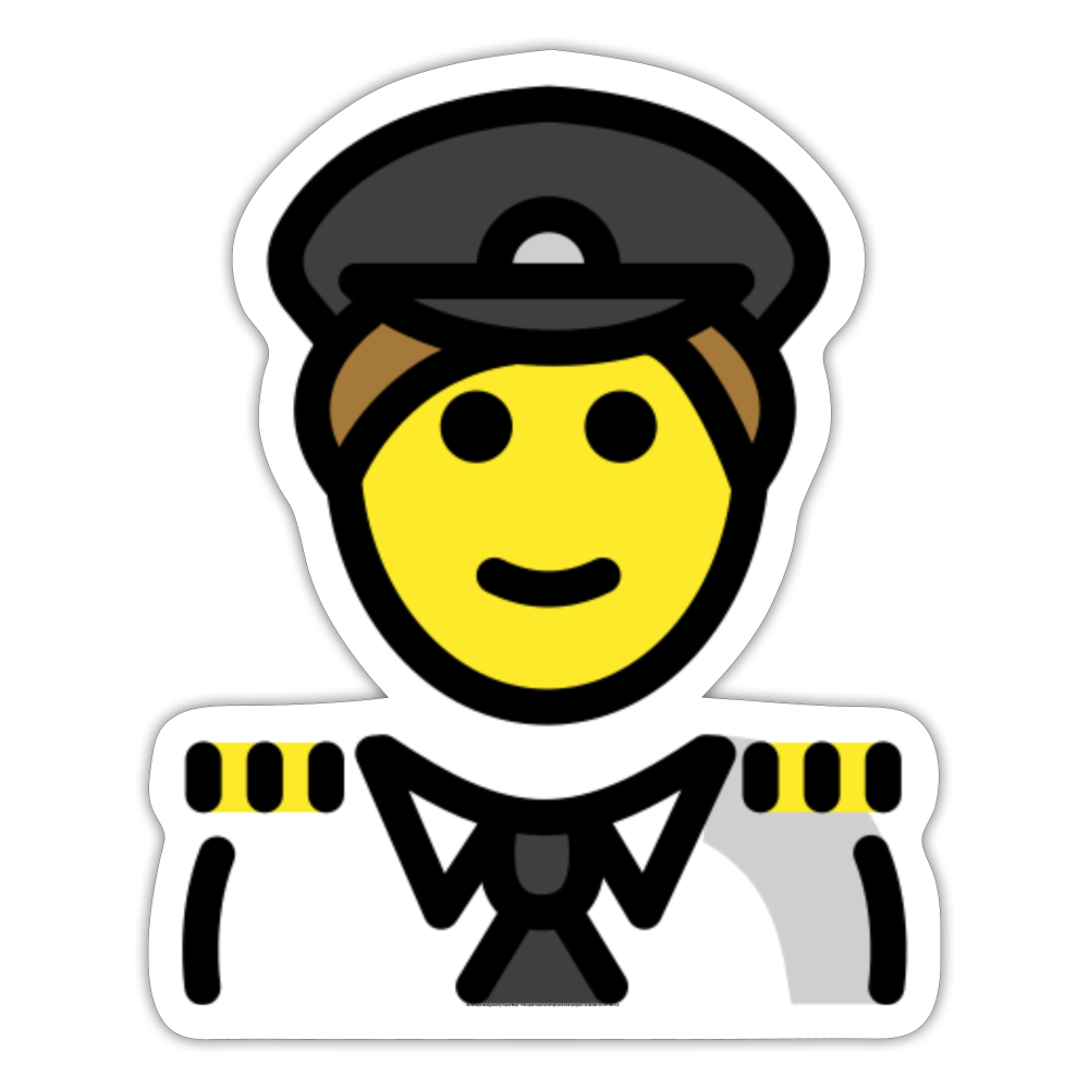 Pilot Moji Sticker - Emoji.Express - white matte