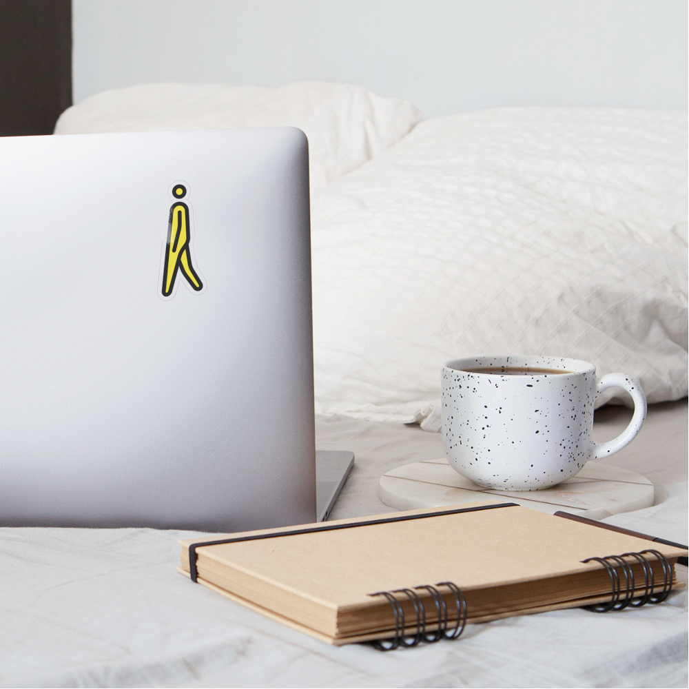 Man Walking Moji Sticker - Emoji.Express - transparent glossy