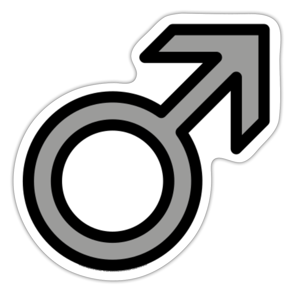 Male Moji Sticker - Emoji.Express - white matte