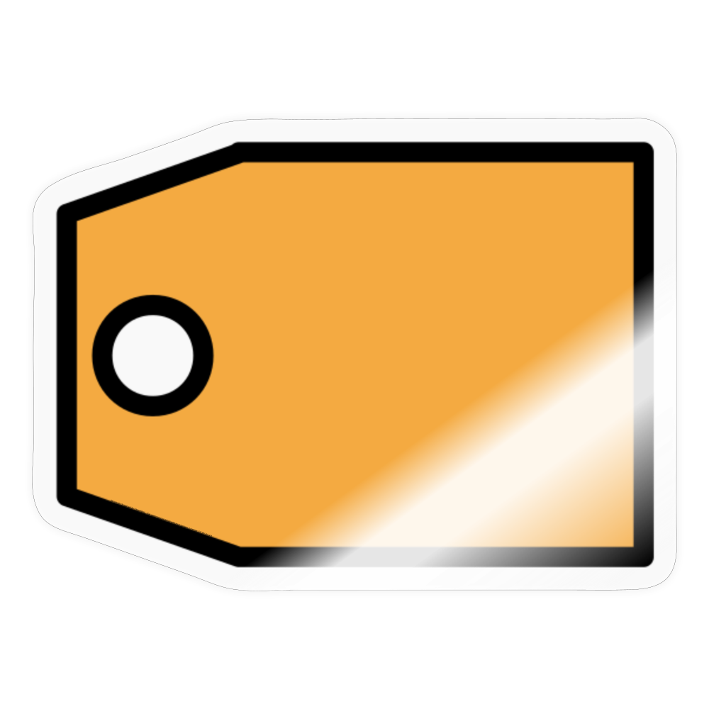 Label Moji Sticker - Emoji.Express - transparent glossy
