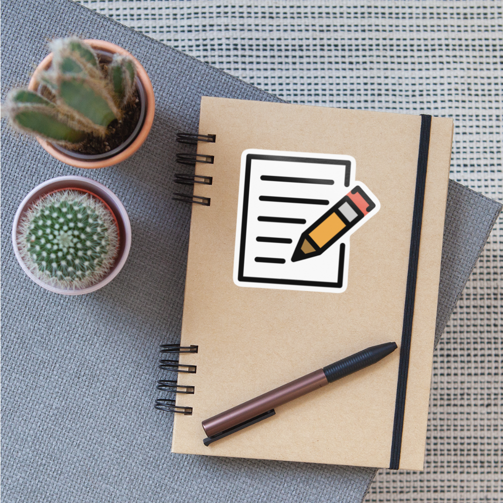 Memo Moji Sticker - Emoji.Express - white glossy