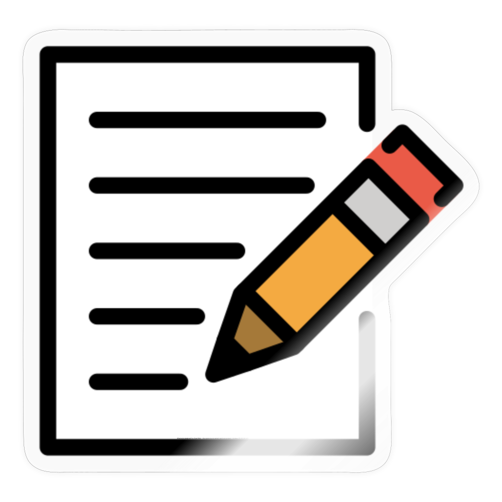 Memo Moji Sticker - Emoji.Express - transparent glossy
