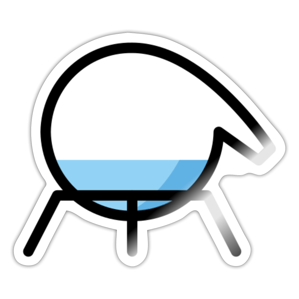 Alembic Moji Sticker - Emoji.Express - white glossy
