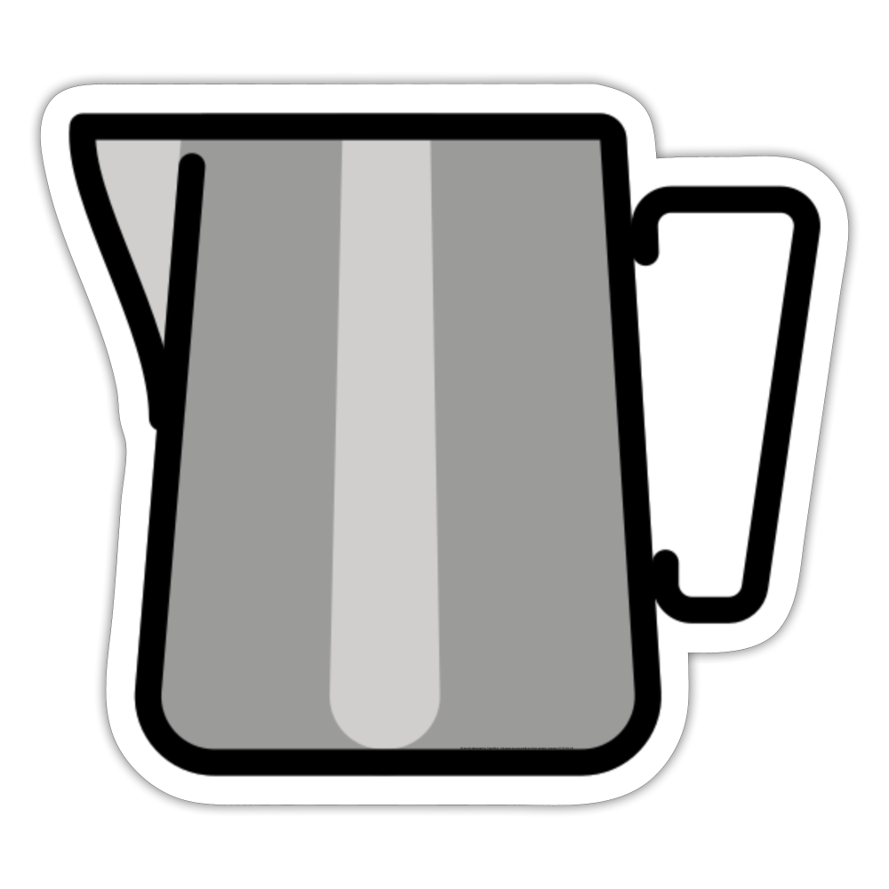 Milk Jug Moji Sticker - Emoji.Express - white matte