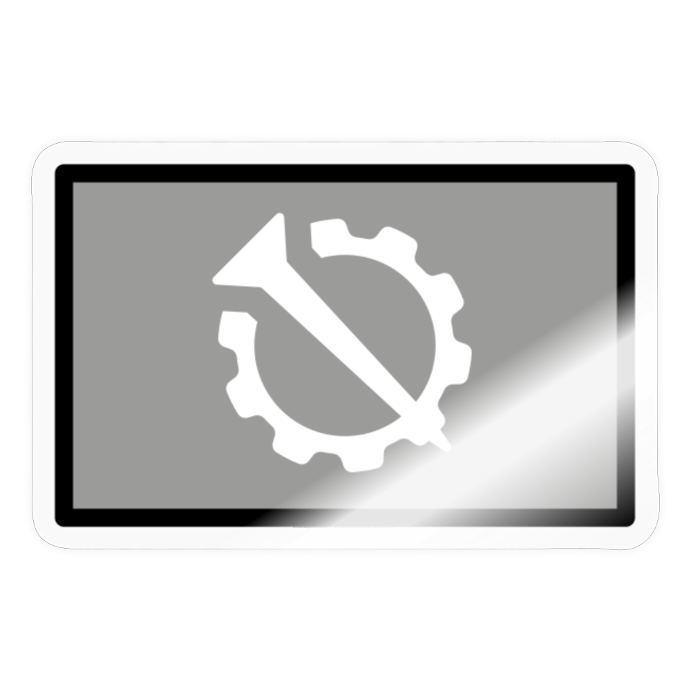 Nail and Gear Moji Sticker - Emoji.Express - transparent glossy