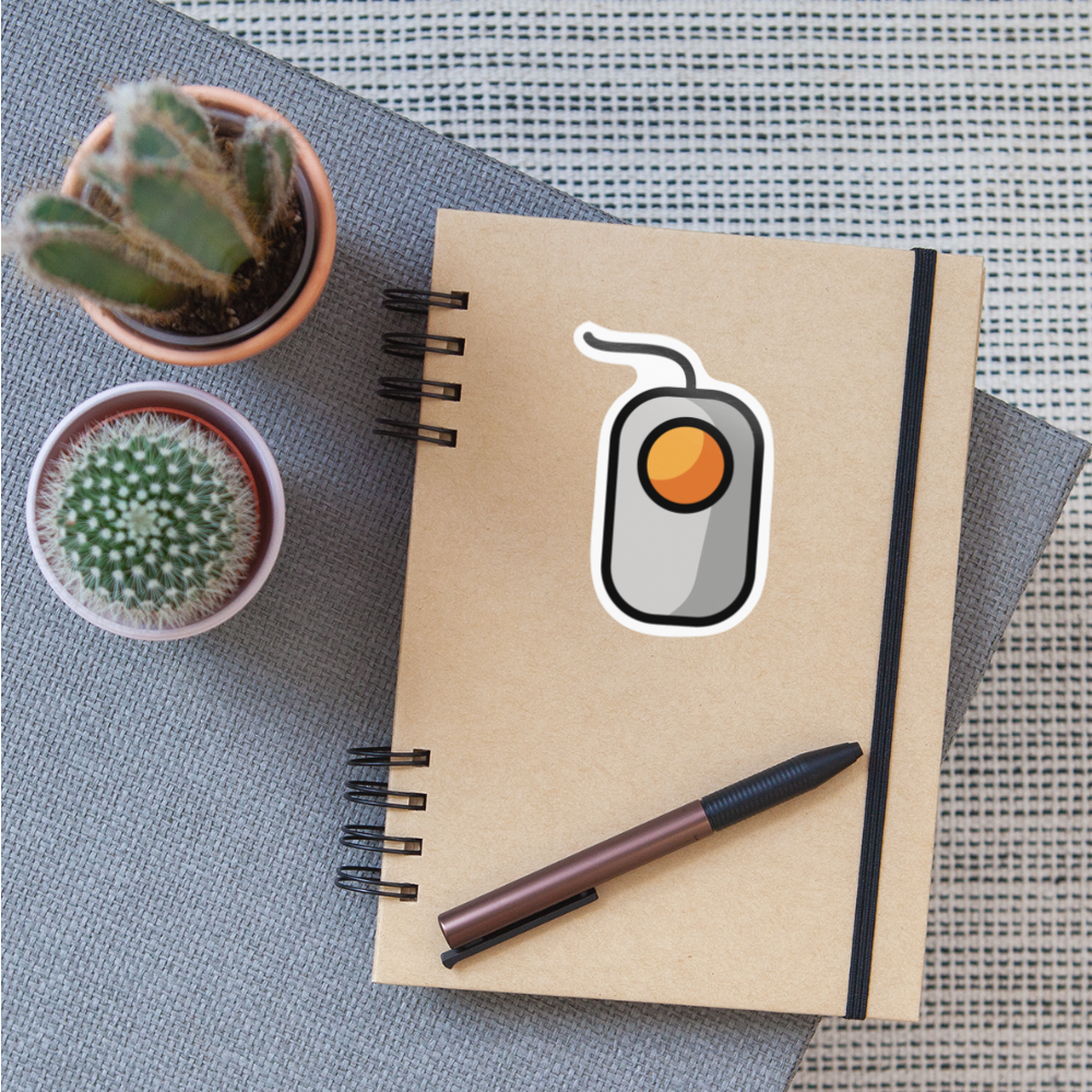 Trackball Moji Sticker - Emoji.Express - white glossy