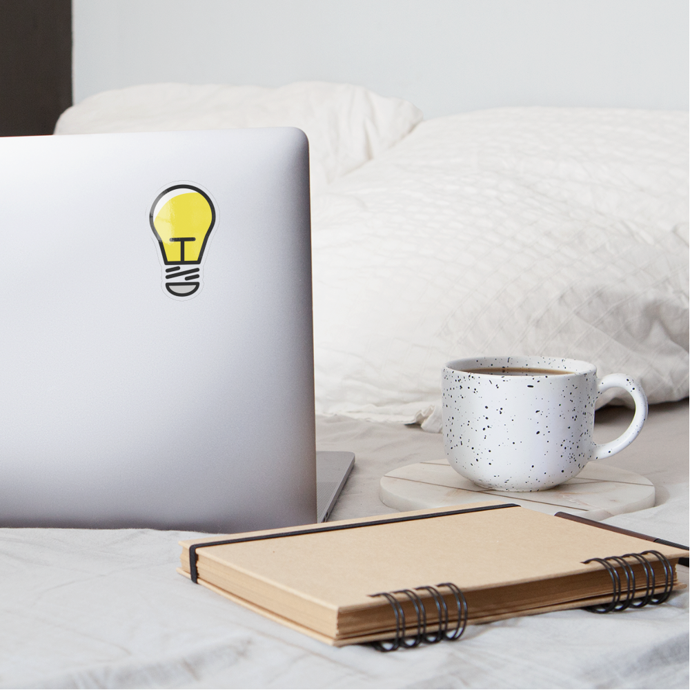 Light Bulb Moji Sticker - Emoji.Express - transparent glossy
