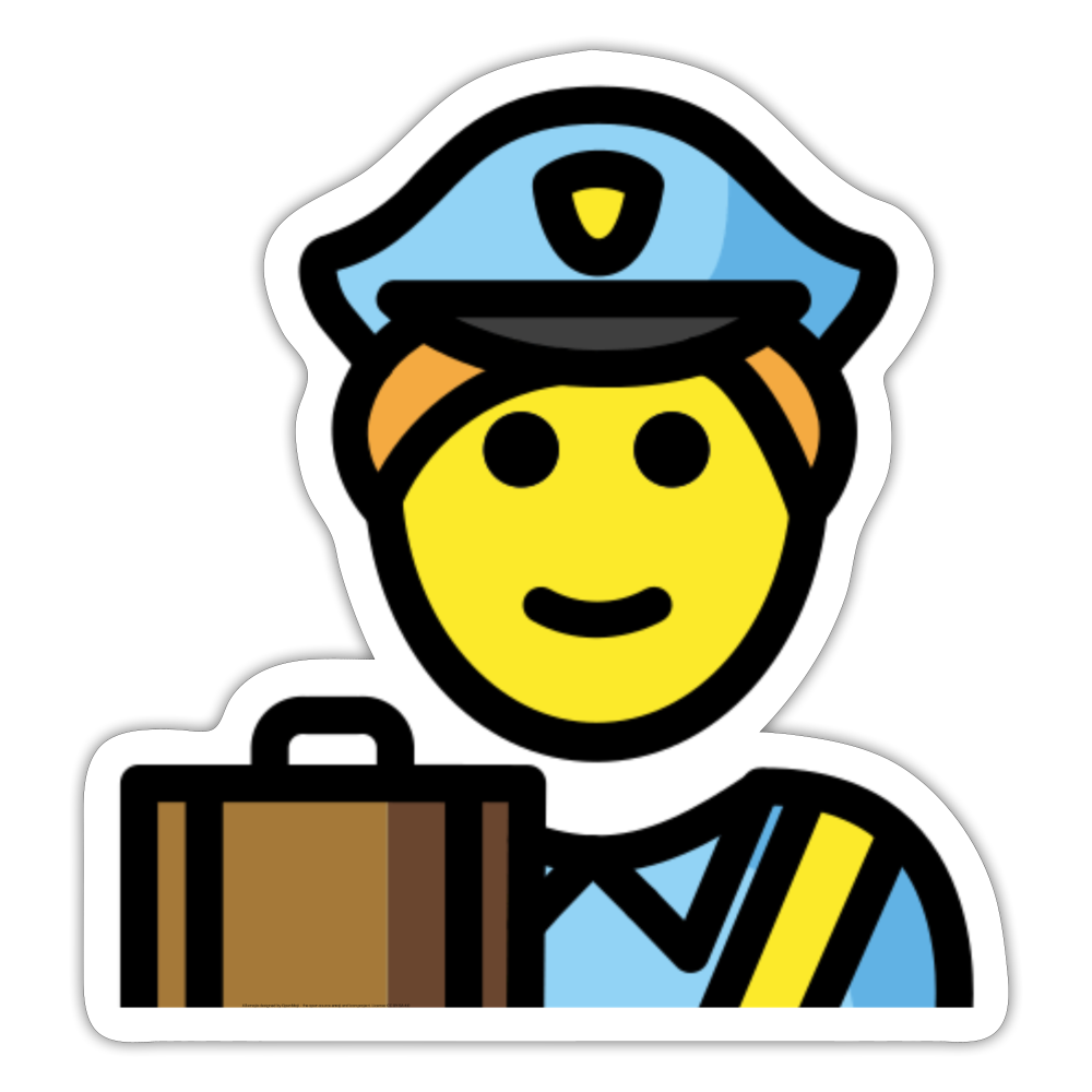 Customs Moji Sticker - Emoji.Express - white matte