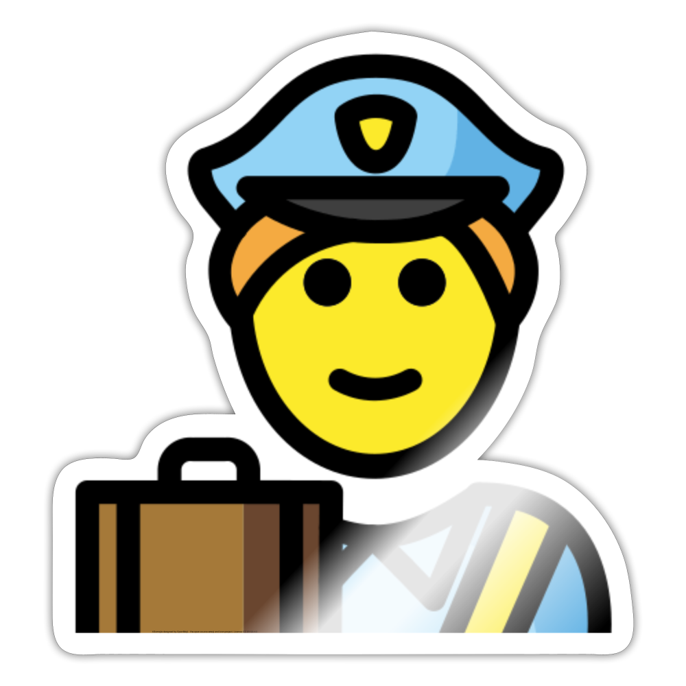 Customs Moji Sticker - Emoji.Express - white glossy