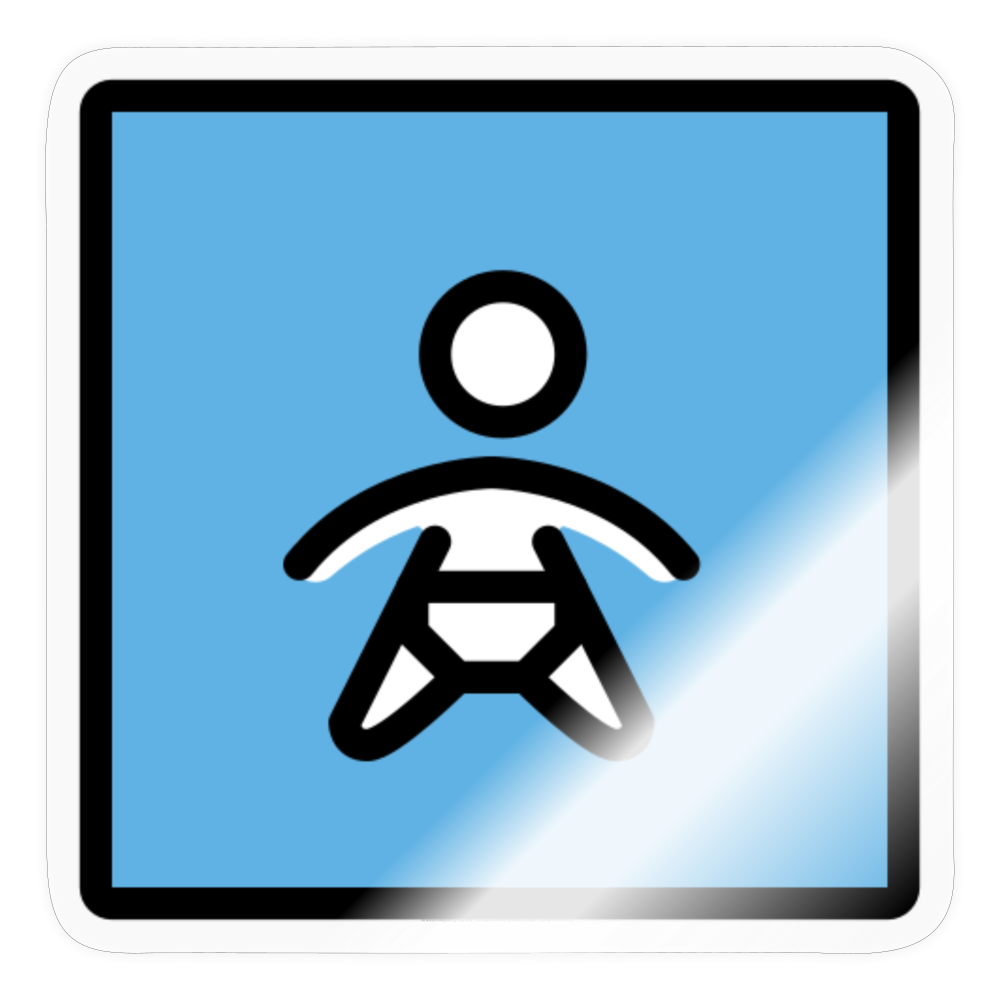 Baby Symbol Moji Sticker - Emoji.Express - transparent glossy