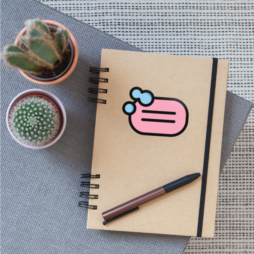 Soap Moji Sticker - Emoji.Express - transparent glossy