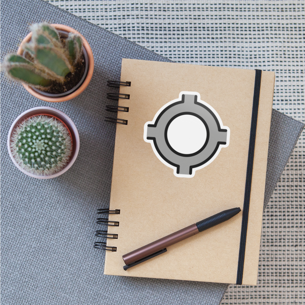 GPS Moji Sticker - Emoji.Express - white matte