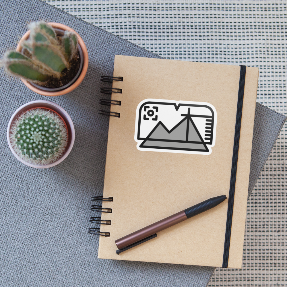 Augmented Reality Moji Sticker - Emoji.Express - white matte