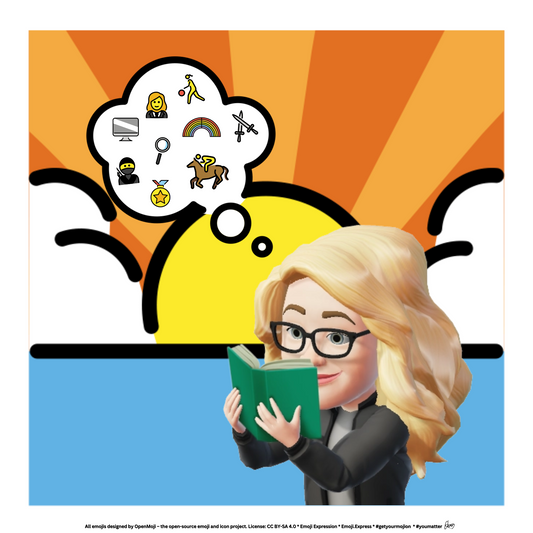 Reading = Power 💪 - Level Up Your Life Story 📖 (Moji Musings)