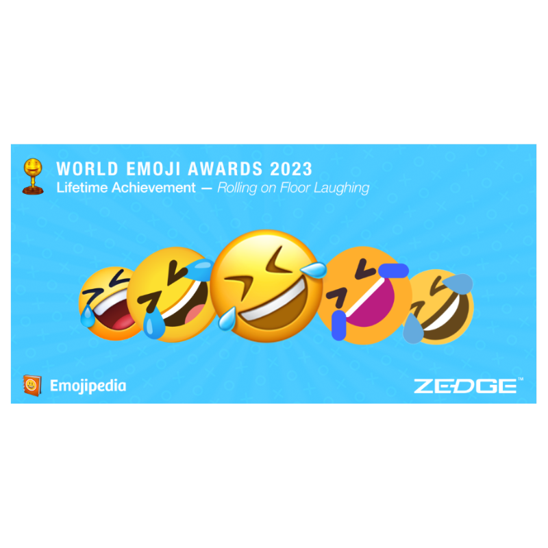 🤣 Rolling on Floor Laughing Emoji Wins Lifetime Achievement Award 2023