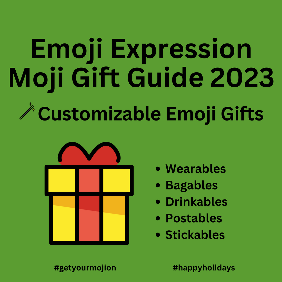 Express Your Holiday Spirit with Custom Emoji Gifts! 🎁🌟
