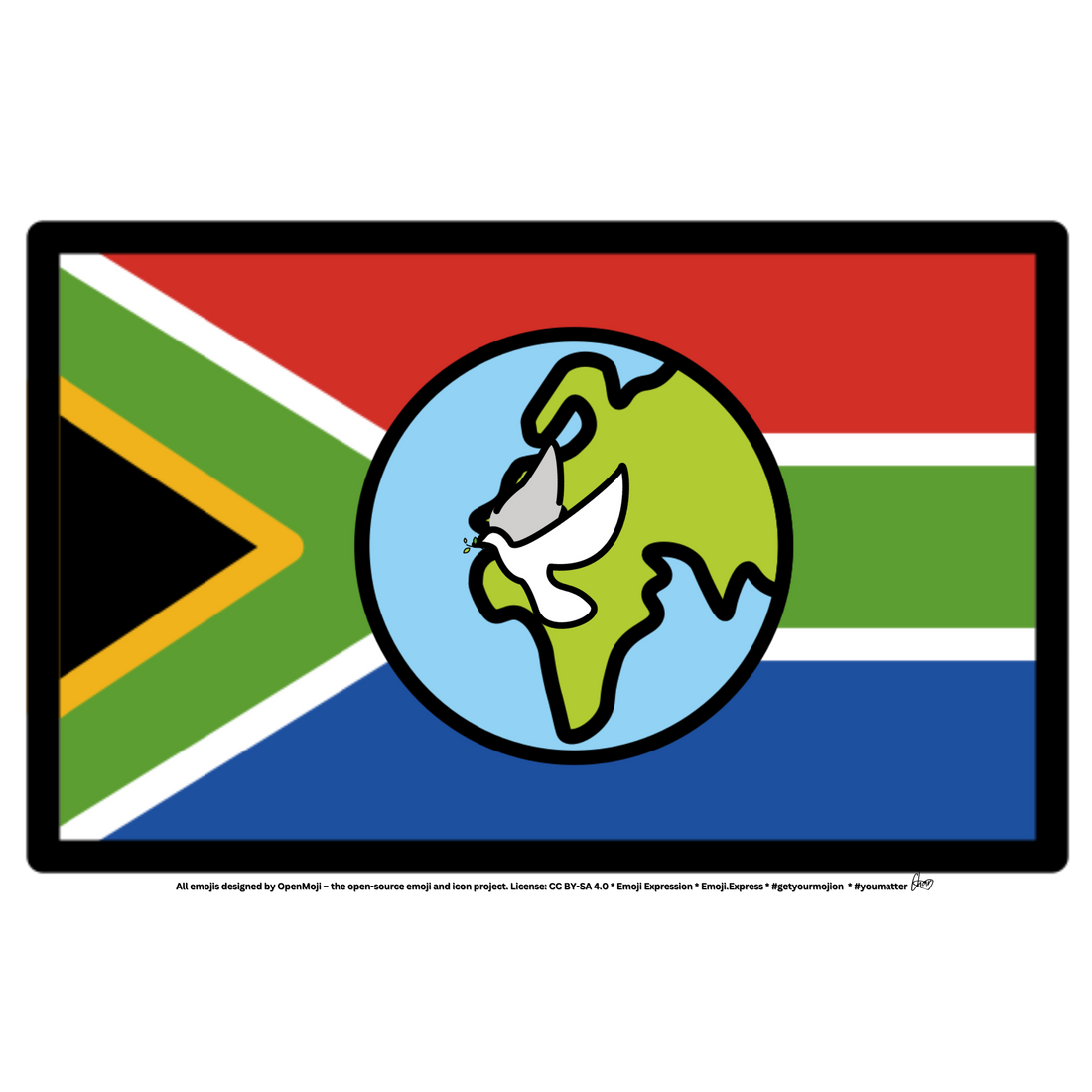 South Africa - Where Dreams Fly on Flags! 🌍🕊️🇿🇦