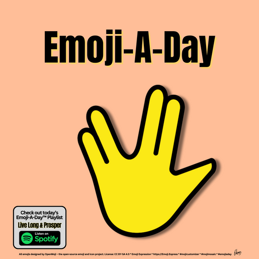 Live Long and Prosper 🖖 with Star Trek and Spinach! 🥬 🤣😂 (Emoji-A-Day) ✨