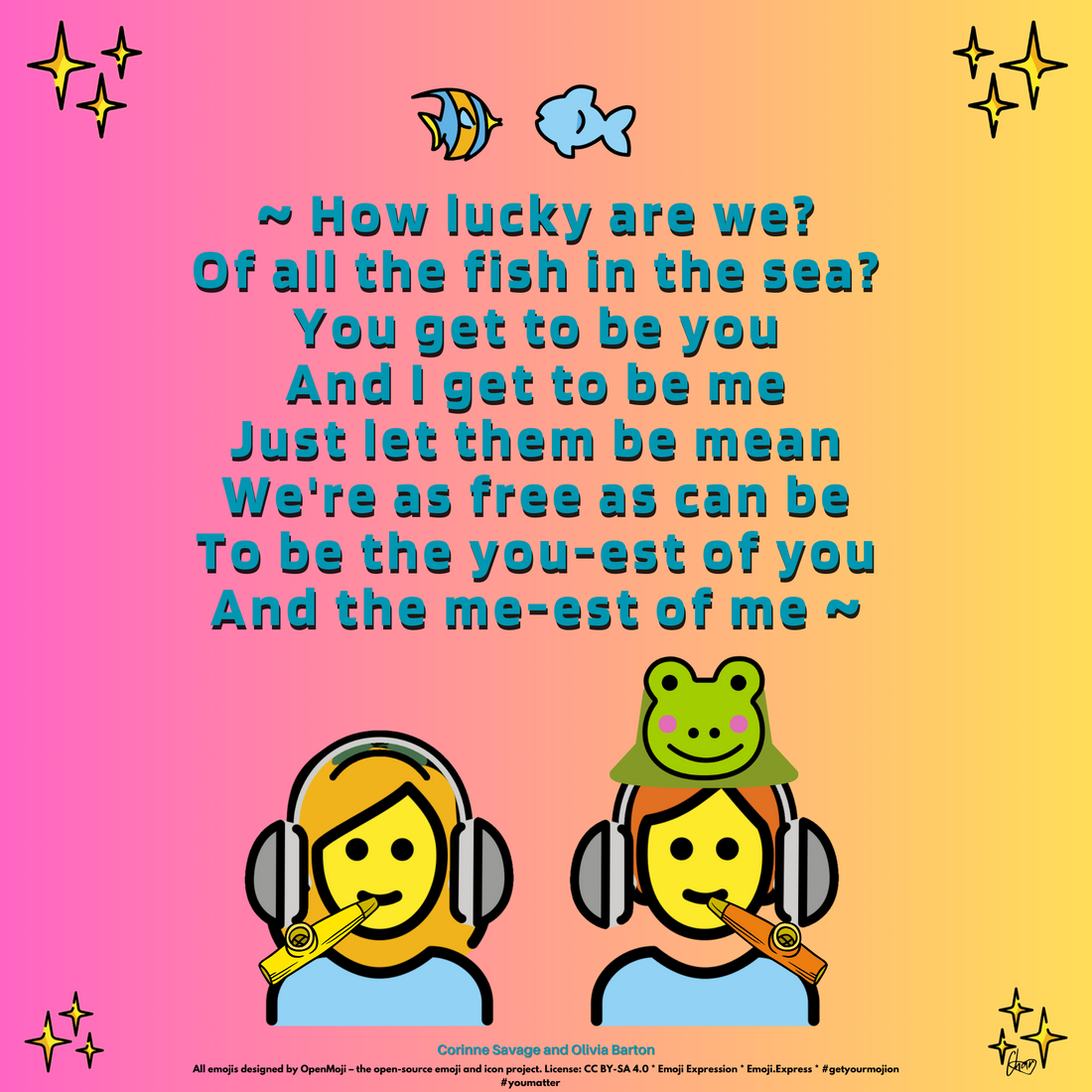 Diving Deeper into "If I Were a Fish" -  Emoji, Inspiration, and Connection 🐠🐟 🌊
