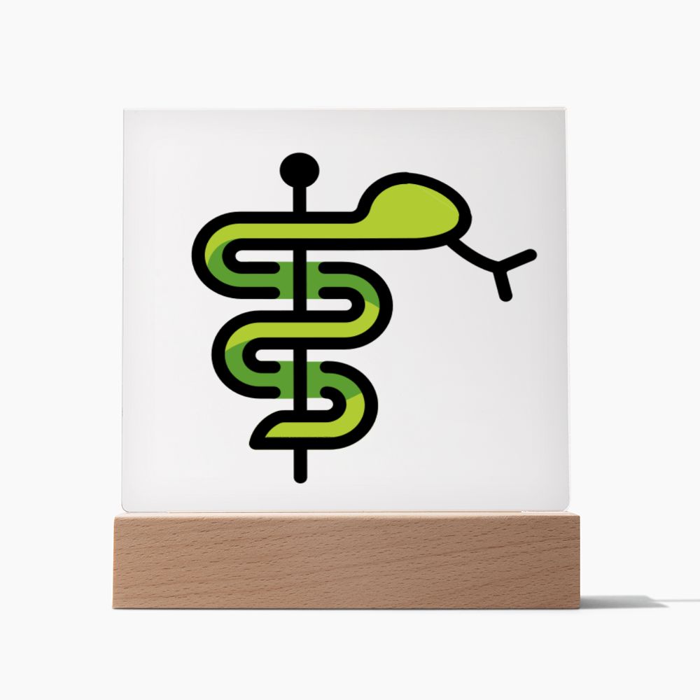 Medical Symbol Moji Pop Art Plaque