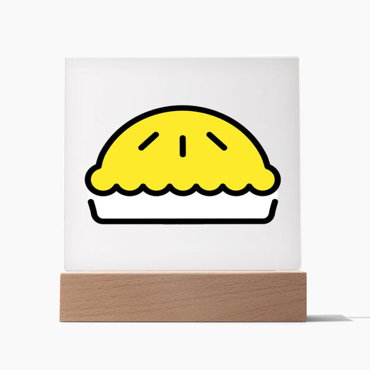 Pie Moji Pop Art Plaque