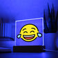 Face with Tears of Joy Moji Pop Art Plaque - Emoji.Express (LED Available)