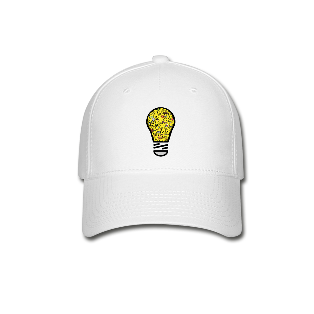 Crowdsourced Moji Baseball Cap - Emoji.Express - white