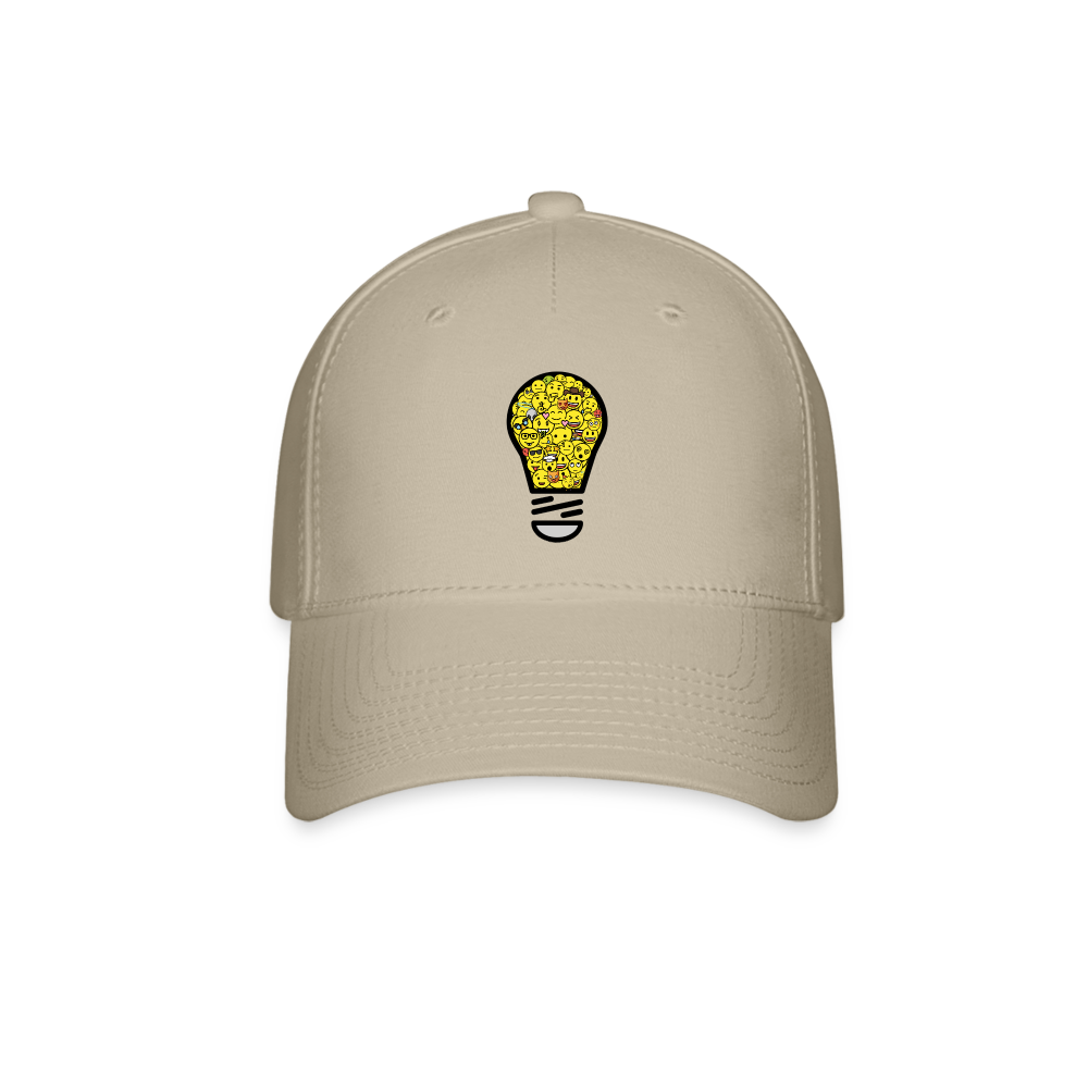 Crowdsourced Moji Baseball Cap - Emoji.Express - khaki