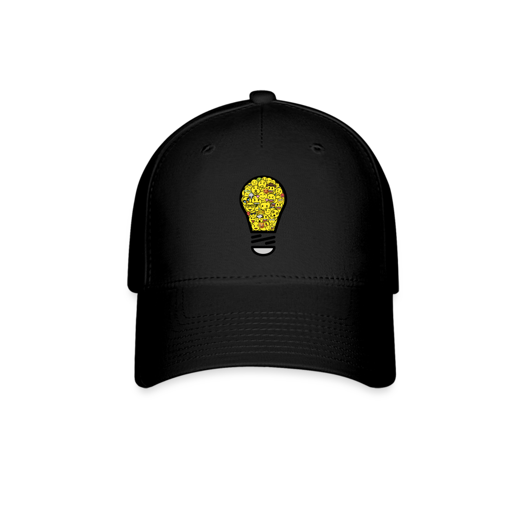 Crowdsourced Moji Baseball Cap - Emoji.Express - black