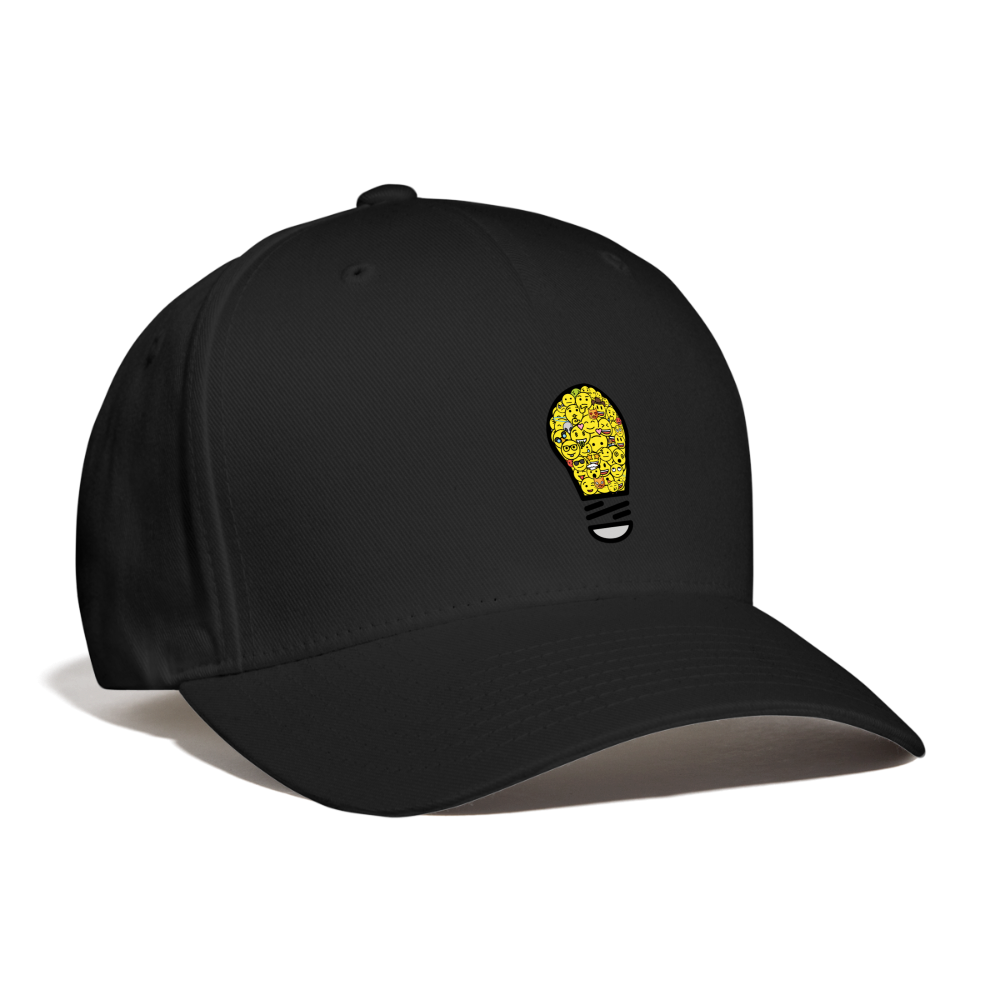 Crowdsourced Moji Baseball Cap - Emoji.Express - black