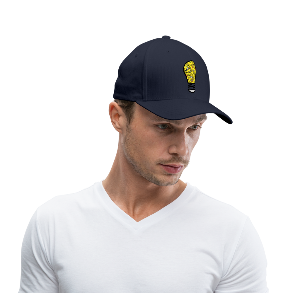 Crowdsourced Moji Baseball Cap - Emoji.Express - navy