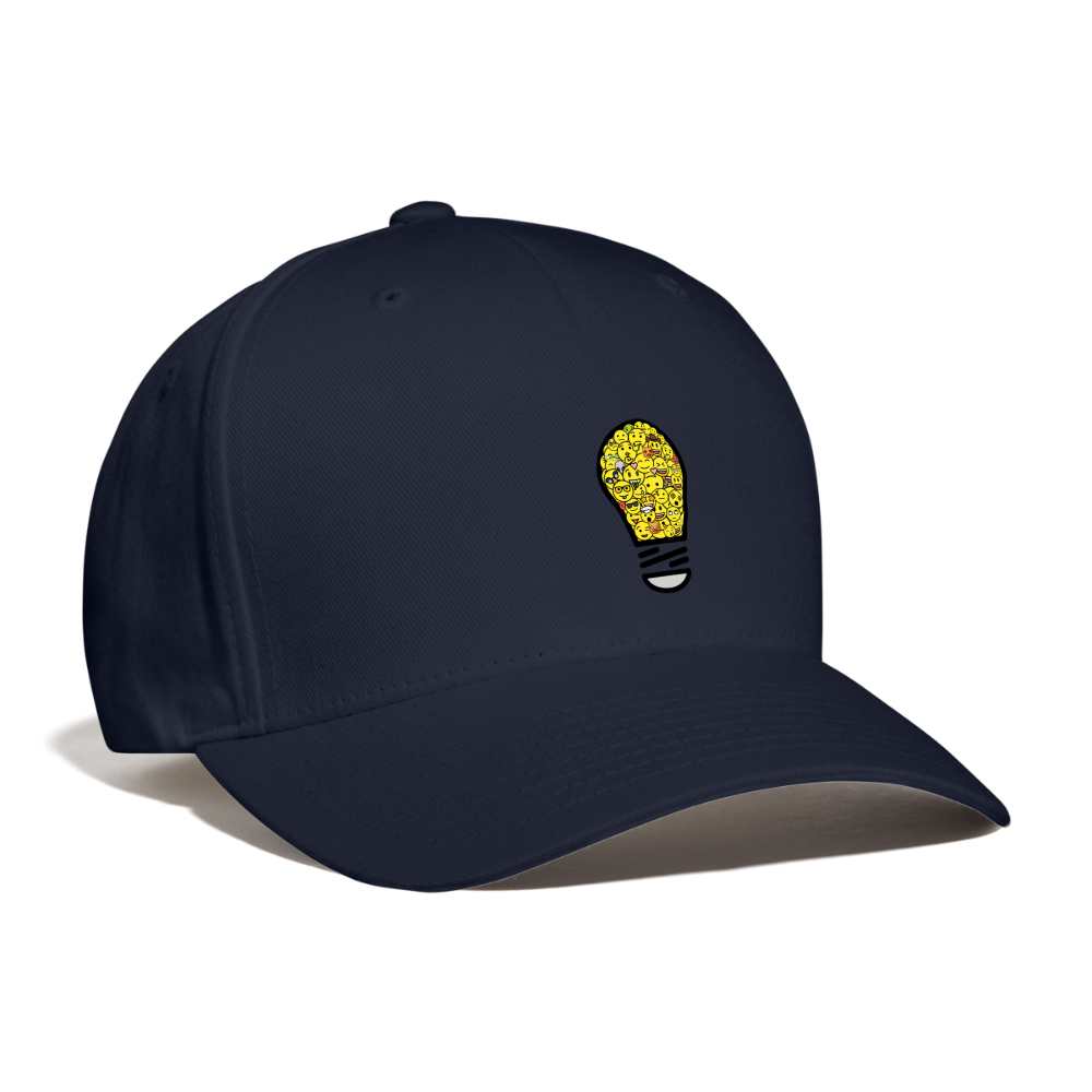 Crowdsourced Moji Baseball Cap - Emoji.Express - navy