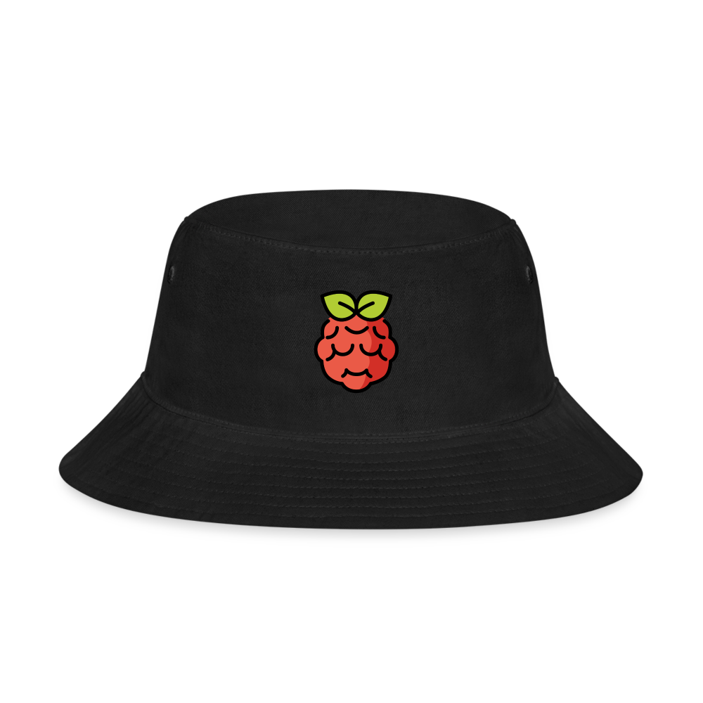 Customizable Raspberry Pi Moji Bucket Hat - Emoji.Express - black
