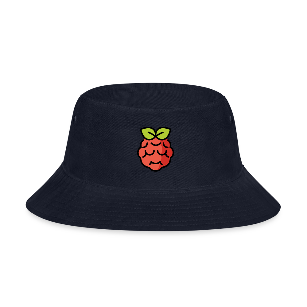 Customizable Raspberry Pi Moji Bucket Hat - Emoji.Express - navy