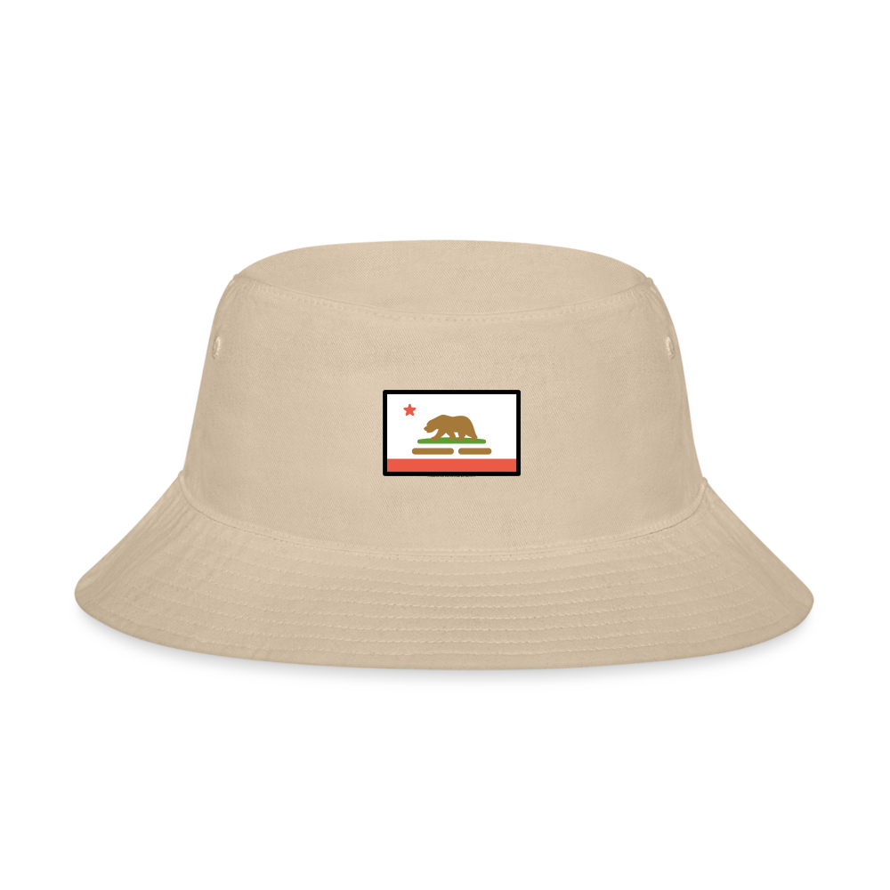 California Flag Moji Bucket Hat - Emoji.Express - cream