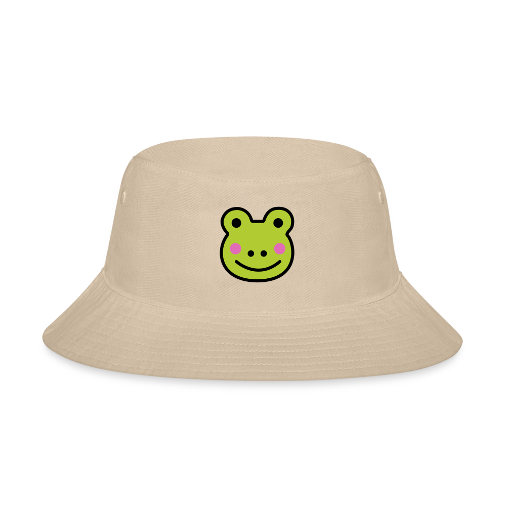 Customizable Sachi-chan Emoji Expression Character Moji Bucket Hat - Emoji.Express - cream