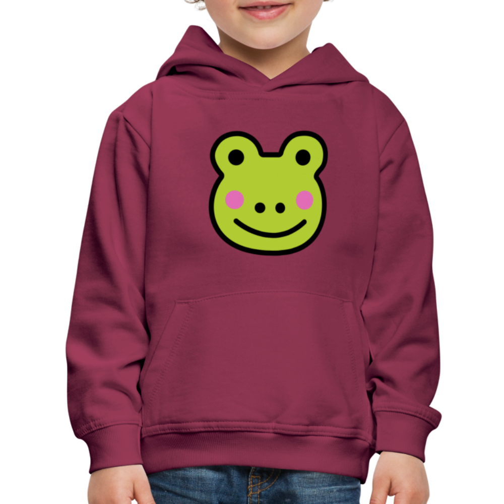 Customizable Sachi-chan Emoji Expression Character Moji Kids‘ Premium Hoodie - Emoji.Express - burgundy