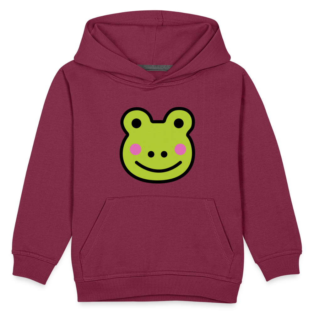 Customizable Sachi-chan Emoji Expression Character Moji Kids‘ Premium Hoodie - Emoji.Express - burgundy