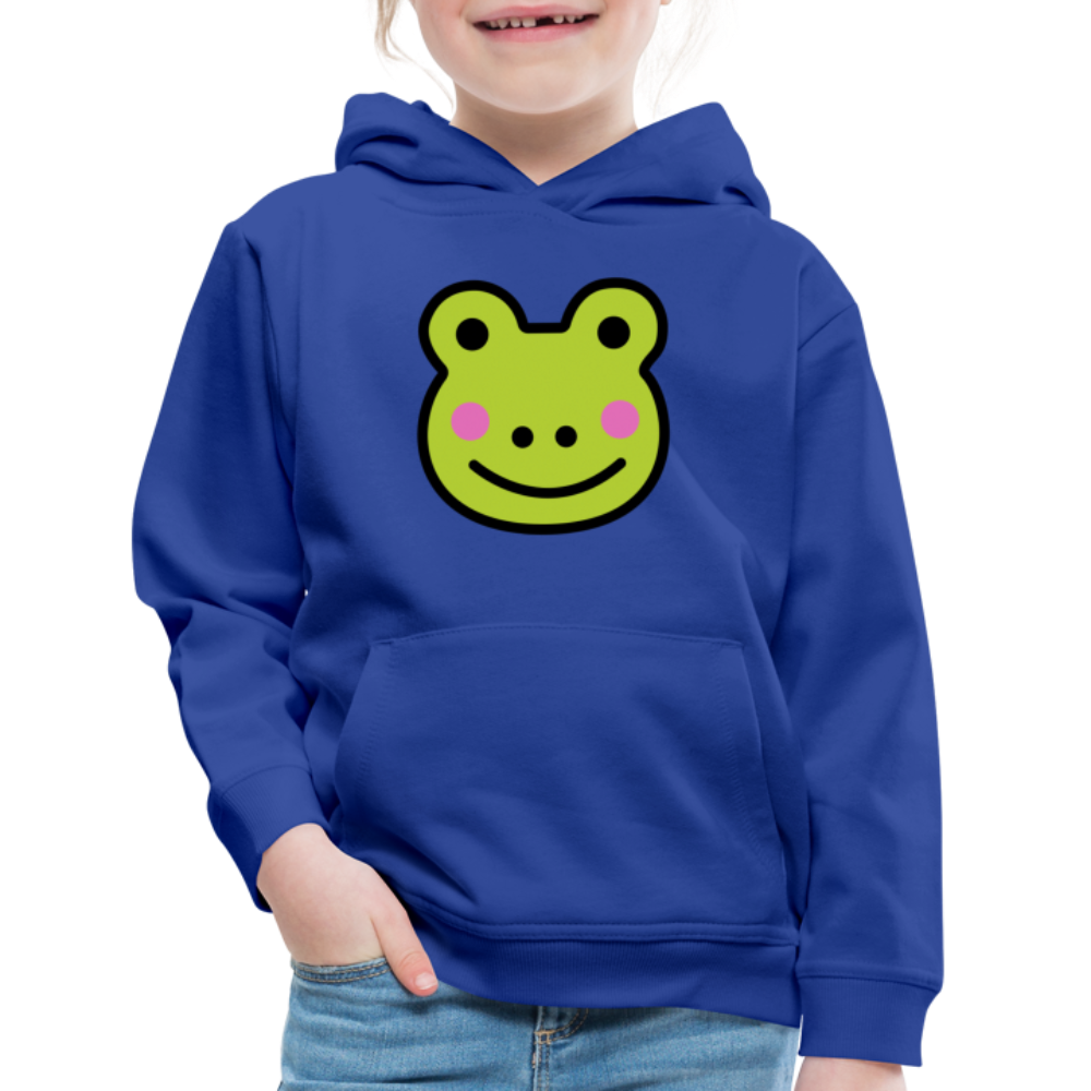 Customizable Sachi-chan Emoji Expression Character Moji Kids‘ Premium Hoodie - Emoji.Express - royal blue