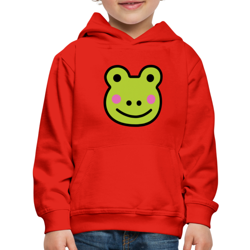 Customizable Sachi-chan Emoji Expression Character Moji Kids‘ Premium Hoodie - Emoji.Express - red