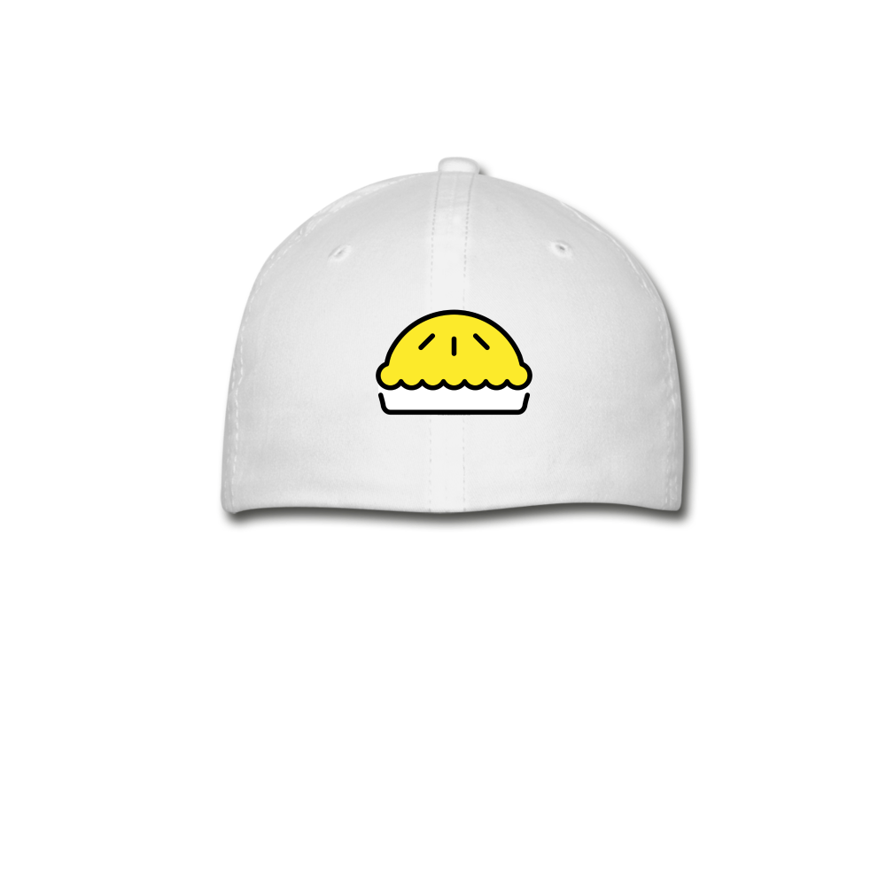 Customizable Cherries + Pie Moji (Two-Sided) Baseball Cap - Emoji.Express - white