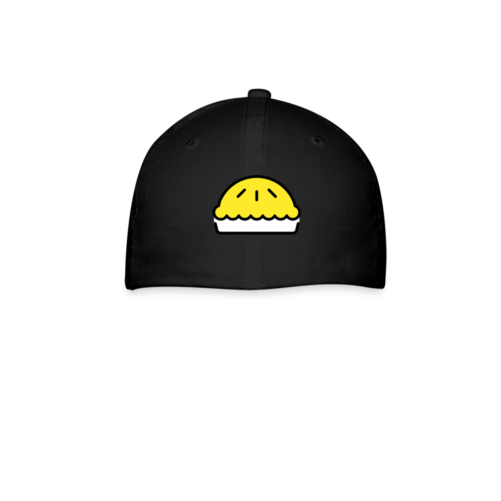 Customizable Cherries + Pie Moji (Two-Sided) Baseball Cap - Emoji.Express - black