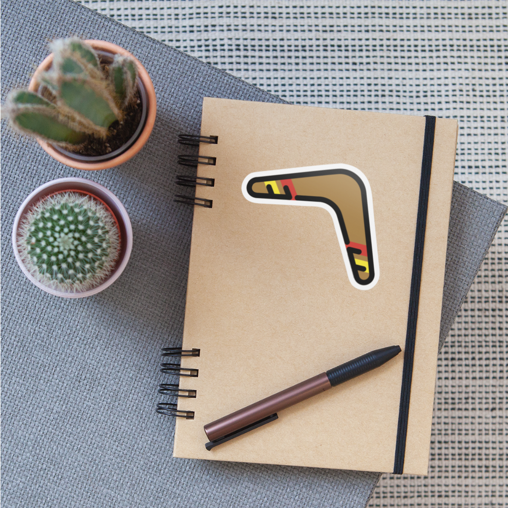 Boomerang Moji Sticker - Emoji.Express - white matte