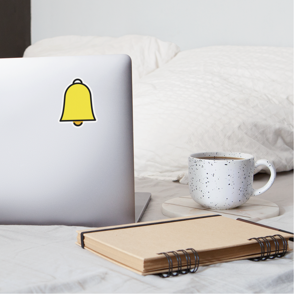 Bell Moji Sticker - Emoji.Express - white matte