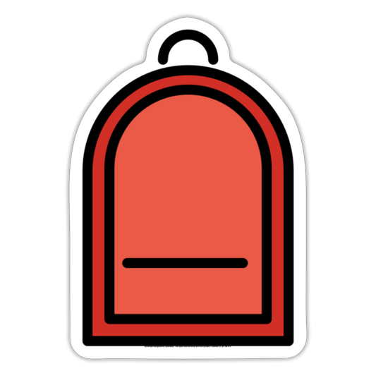 Backpack Moji Sticker - Emoji.Express - white matte