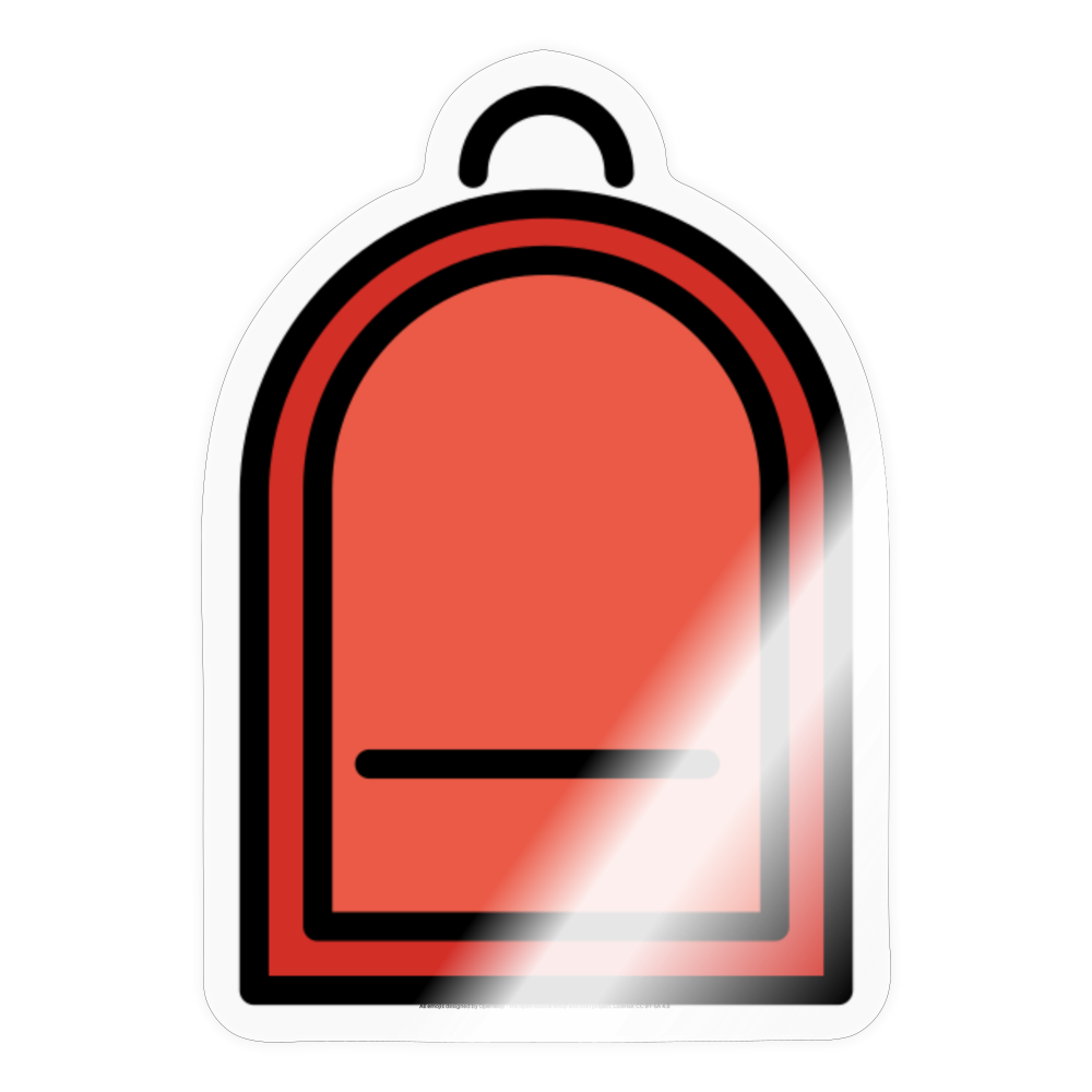 Backpack Moji Sticker - Emoji.Express - transparent glossy