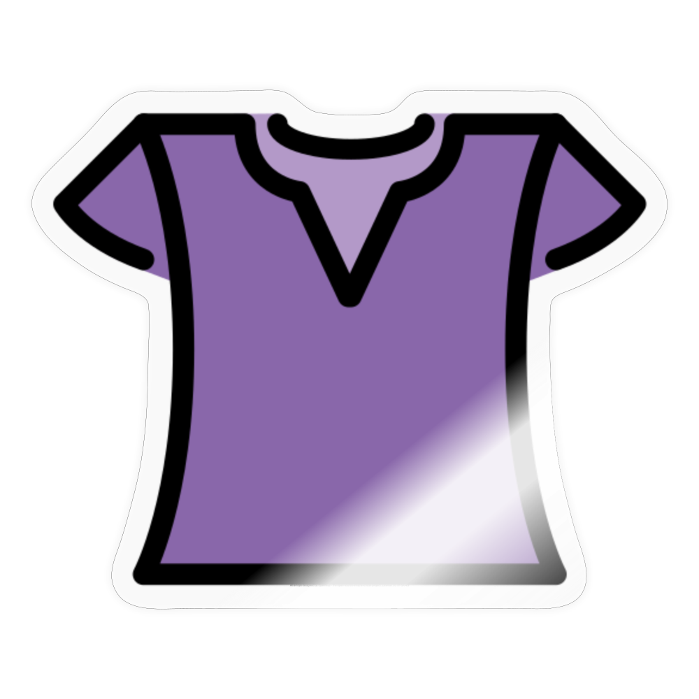 Woman's Clothes Moji Sticker - Emoji.Express - transparent glossy